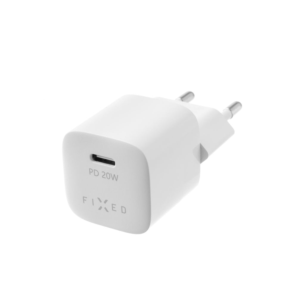 Chargeur Réseau Fixed Mini, 20W, 3A, 1 x USB-C, Blanc