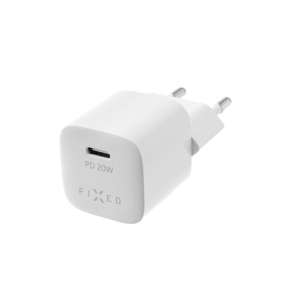 Chargeur Réseau Fixed Mini, 20W, 3A, 1 x USB-C, Blanc