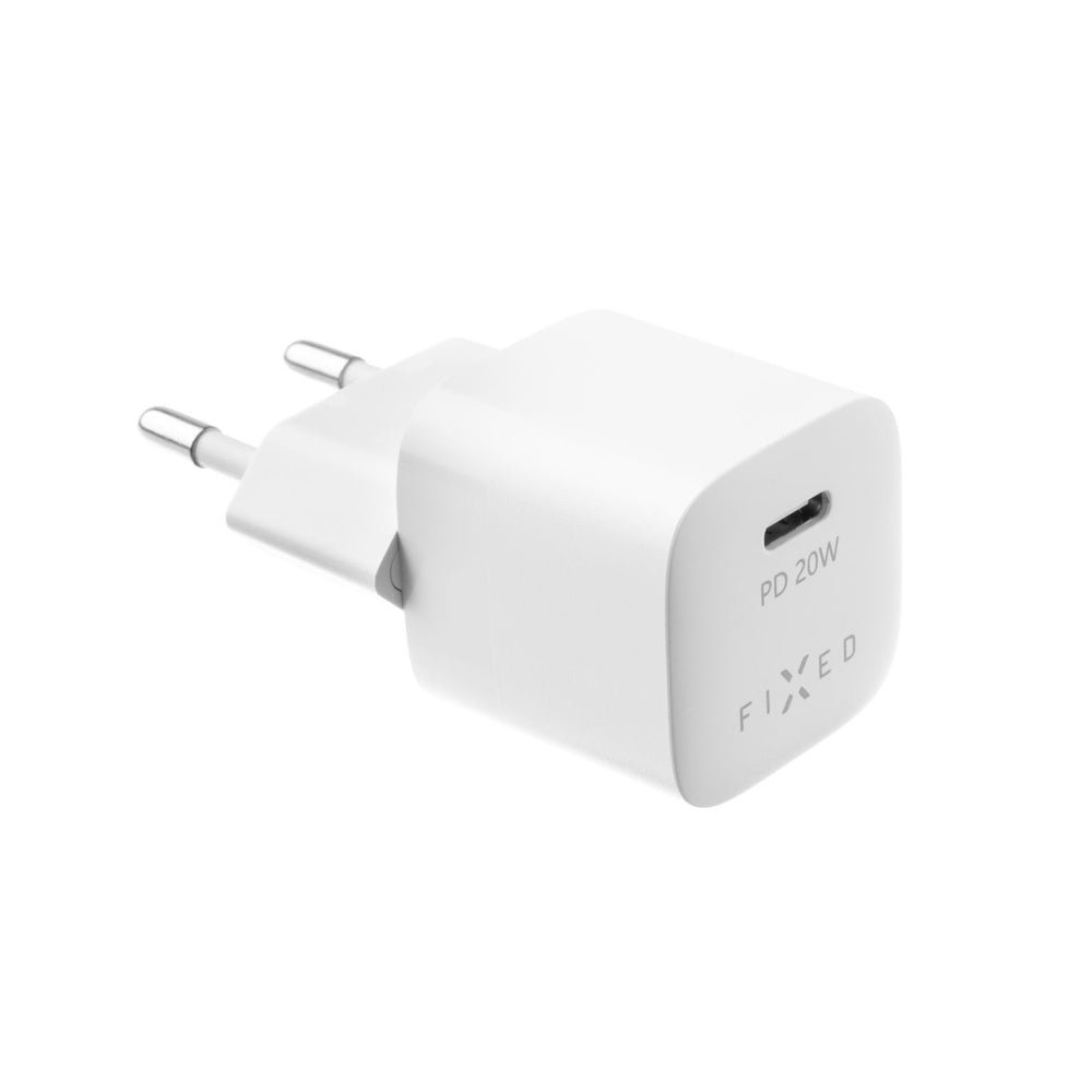 Chargeur Réseau Fixed Mini, 20W, 3A, 1 x USB-C, Blanc