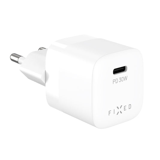 Netzladegerät Fixed Mini2, 30W, 3A, 1 x USB-C, Weiß