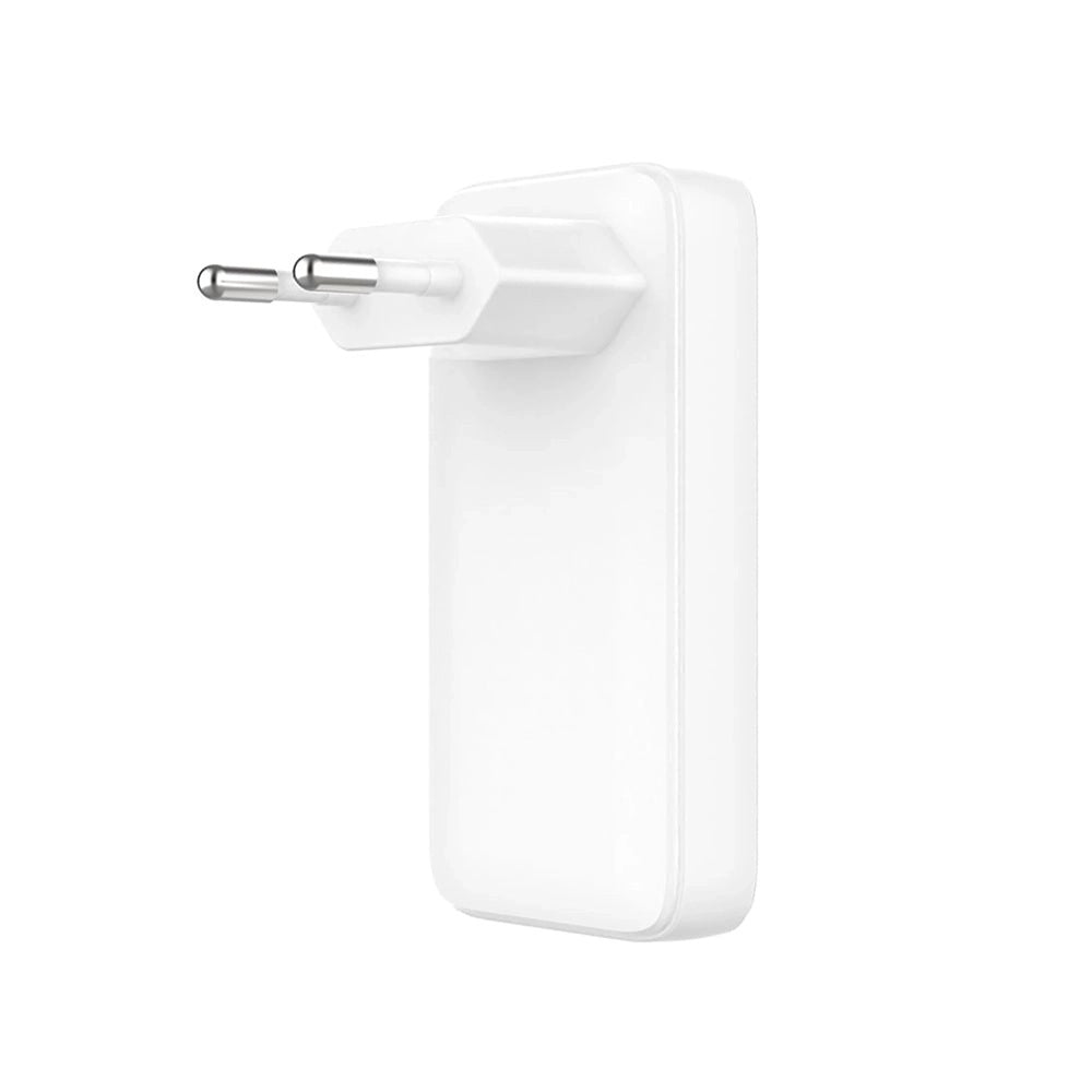 Vaste Netwerkoplader Fixed Slim, 45W, 3A, 2 x USB-C, Wit