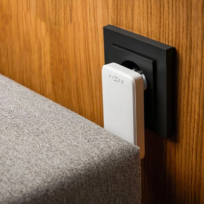 Vaste Netwerkoplader Fixed Slim, 45W, 3A, 2 x USB-C, Wit