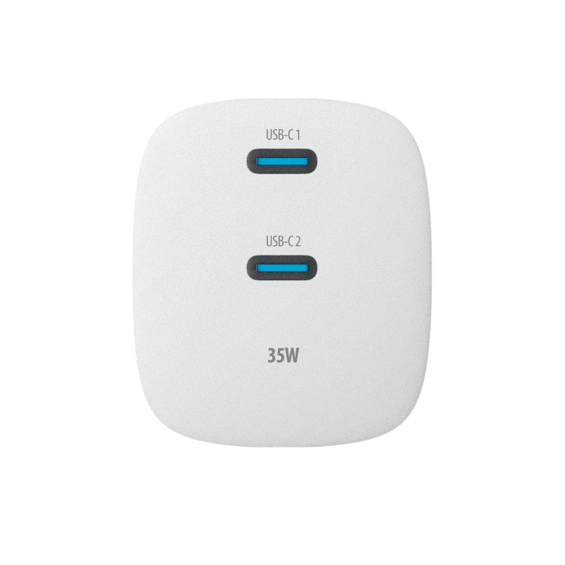 Netzladegerät Forever TC-05-35CC, 35W, 3A, 2 x USB-C, Weiß