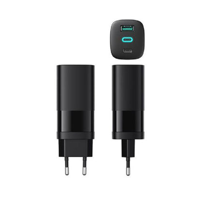 Netzladegerät HAVIT UC10, 65W, 3A, 1 x USB-A - 2 x USB-C, Schwarz
