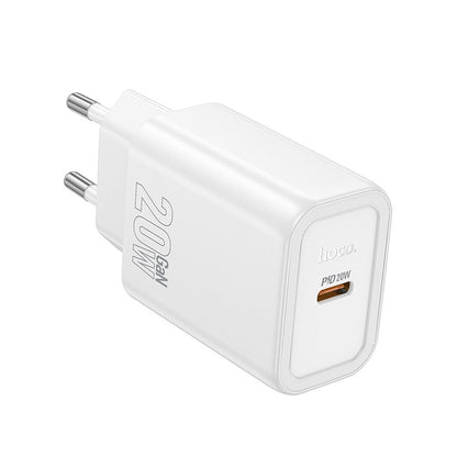 Netwerkoplader HOCO N60, 20W, 3A, 1 x USB-C, Wit