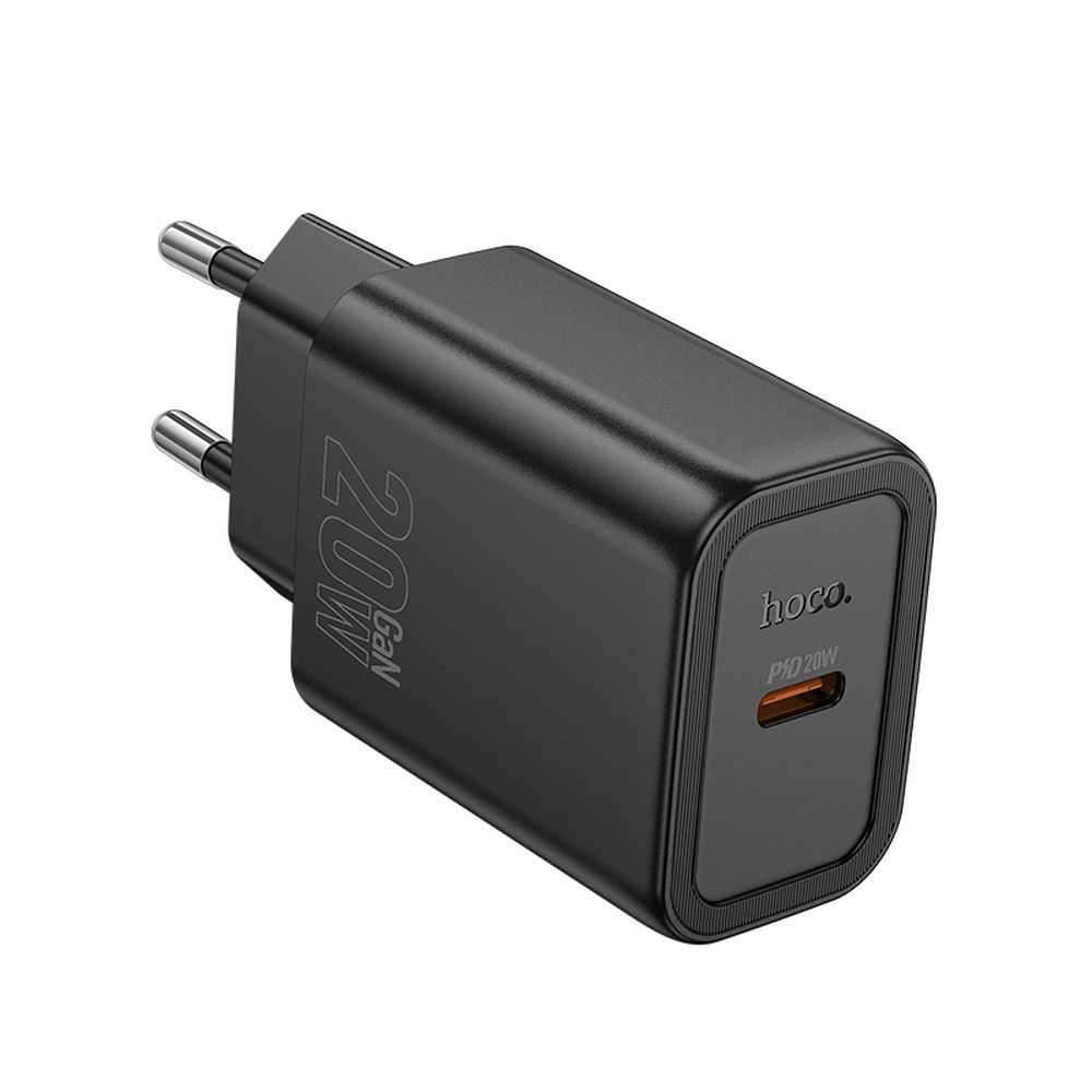 Netwerkoplader HOCO N60, 20W, 3A, 1 x USB-C, Zwart