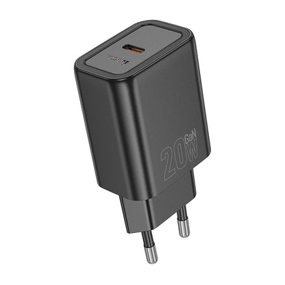 Netwerkoplader HOCO N60, 20W, 3A, 1 x USB-C, Zwart