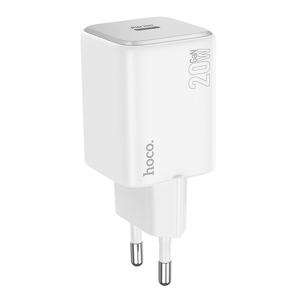 Netwerkoplader HOCO N40, 20W, 3A, 1 x USB-C, Wit