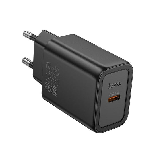 Chargeur Réseau HOCO N62, 30W, 3A, 1 x USB-C, Noir
