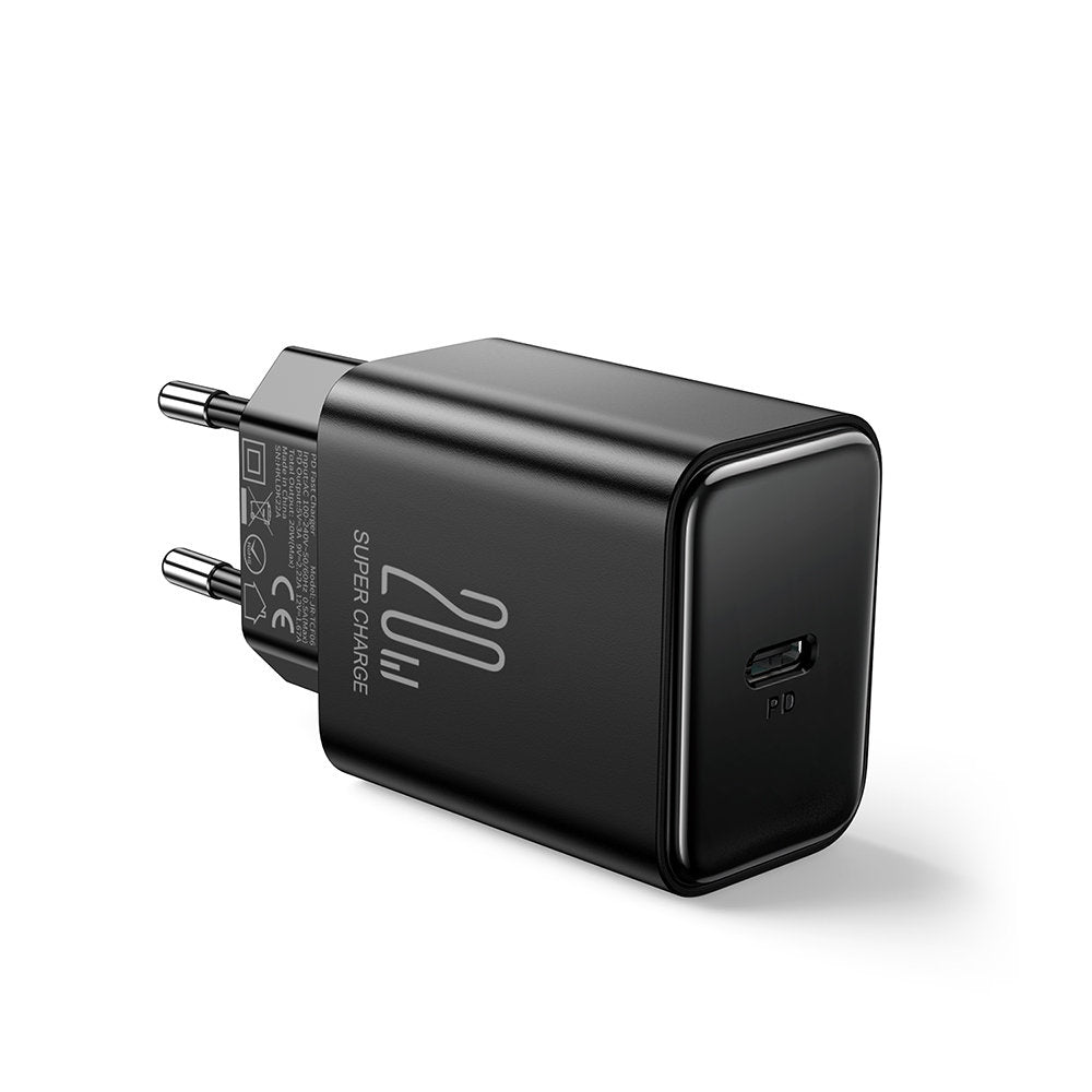 Chargeur réseau Joyroom JR-TCF06, 20W, 3A, 1 x USB-C, noir 