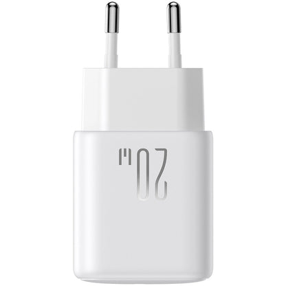 Chargeur Réseau Joyroom JR-TCF12, 20W, 3A, 2 x USB-C, Blanc