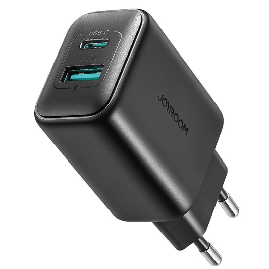 Netwerkoplader Joyroom JR-TCF13, 25W, 3A, 1 x USB-A - 1 x USB-C, Zwart