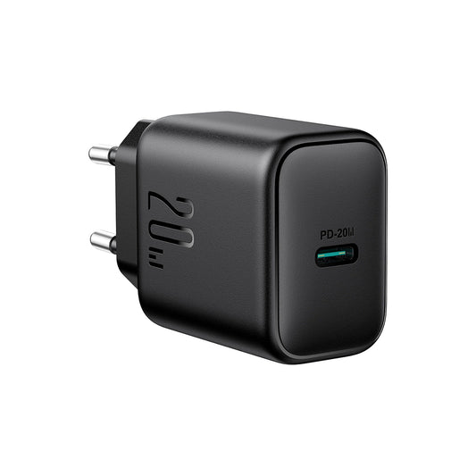 Netwerkoplader Joyroom JR-TCF20, 20W, 3A, 1 x USB-C, Zwart