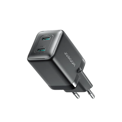 Joyroom JR-TCG17 Netwerkoplader, 45W, 3A, 2 x USB-C, Zwart