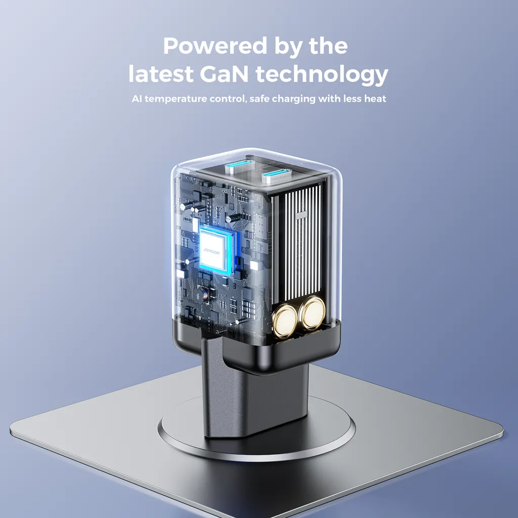 Joyroom JR-TCG17 Netwerkoplader, 45W, 3A, 2 x USB-C, Zwart