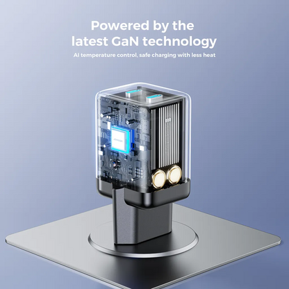 Joyroom JR-TCG17 Netwerkoplader, 45W, 3A, 2 x USB-C, Zwart