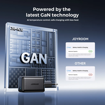 Chargeur Réseau Joyroom JR-TCG18, 65W, 3.25A, 1 x USB-C, Noir