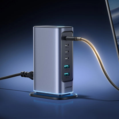 Oplaadstation Joyroom JR-TCM02, 65W, 3.25A, 2 x USB-A - 4 x USB-C, Gri