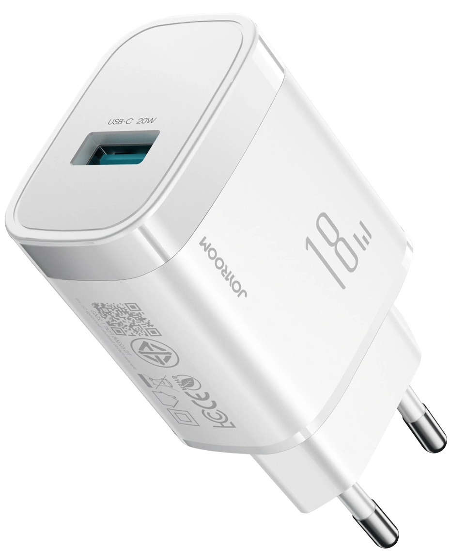 Joyroom JR-TF4 Netlader, 18W, 3A, 1 x USB-A, Wit