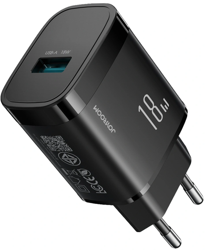 Joyroom JR-TF4 Netlader, 18W, 3A, 1 x USB-A, Zwart