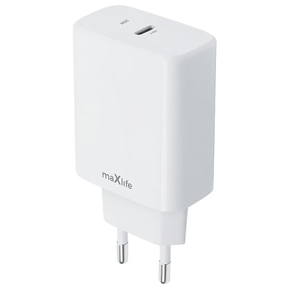 MaXlife MXTC-10-20C, 20W, 3A, 1 x USB-C, Wit 