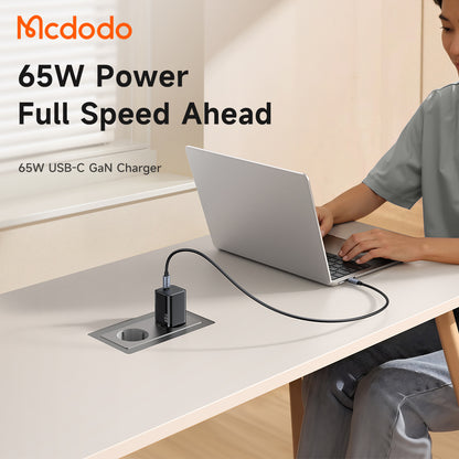 McDodo CH-0850 Ultimate Mini Netvoeding, 65W, 3.25A, 1 x USB-C, Zwart