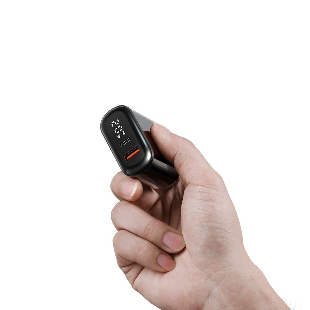 Netzladegerät McDodo CH-7170 Chocolate Display, 20W, 3A, 1 x USB-A - 1 x USB-C, Schwarz