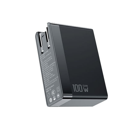 Chargeur Réseau McDodo CH-8101 Pro Nuc AR Power Travel, 100W, 5A, 1 x USB-A - 2 x USB-C, Noir