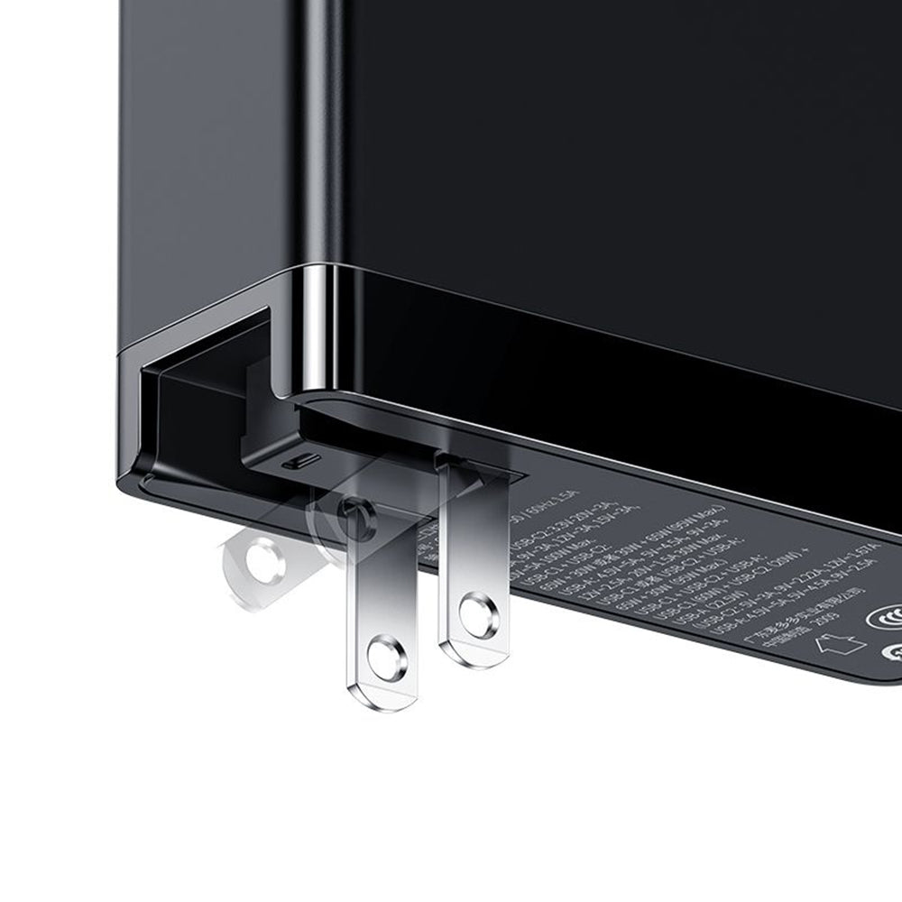 Chargeur Réseau McDodo CH-8101 Pro Nuc AR Power Travel, 100W, 5A, 1 x USB-A - 2 x USB-C, Noir