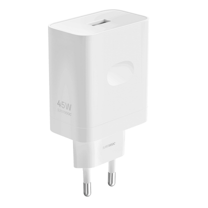 Realme Netwerkoplader, 45W, 4.1A, 1 x USB-A, Wit VCB4JAEH