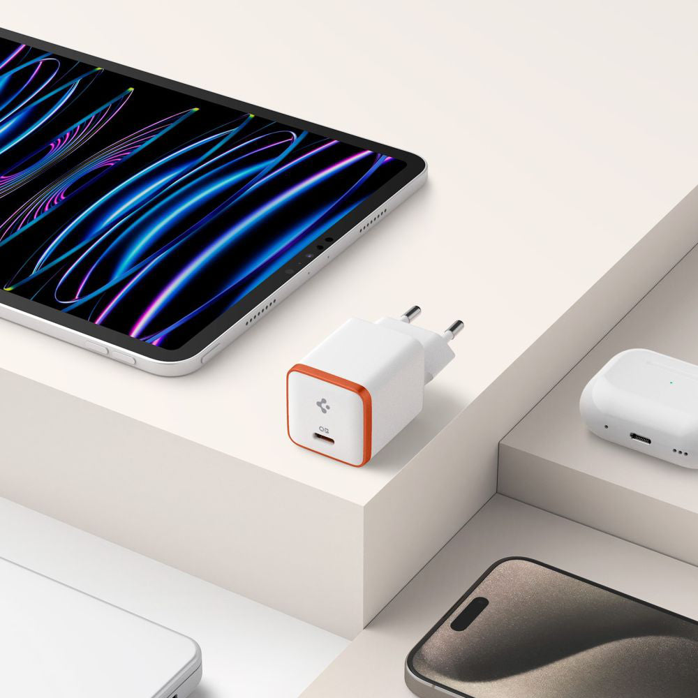 Netlader Spigen EE301EU Essential, 30W, 3A, 1 x USB-C, Wit ACH08449