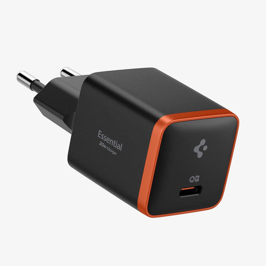 Chargeur Secteur Spigen EE301EU Essential, 30W, 3A, 1 x USB-C, Noir ACH08448