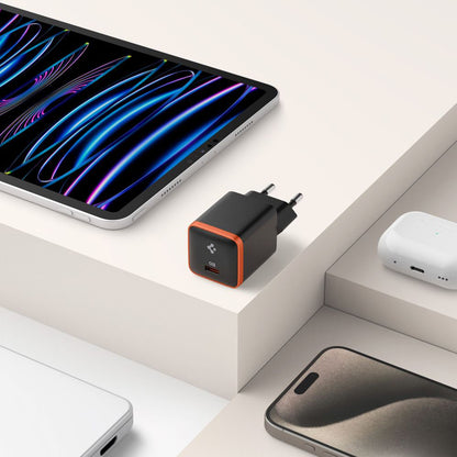 Spigen EE301EU Essential Netlader, 30W, 3A, 1 x USB-C, Zwart ACH08448
