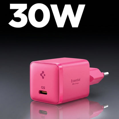 Spigen EE301EU Essential Netlader, 30W, 3A, 1 x USB-C, Roze ACH10449