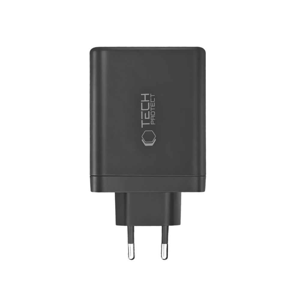 Netwerkoplader Tech-Protect NC120W-GAN, 120W, 5A, 1 x USB-A - 3 x USB-C, Zwart