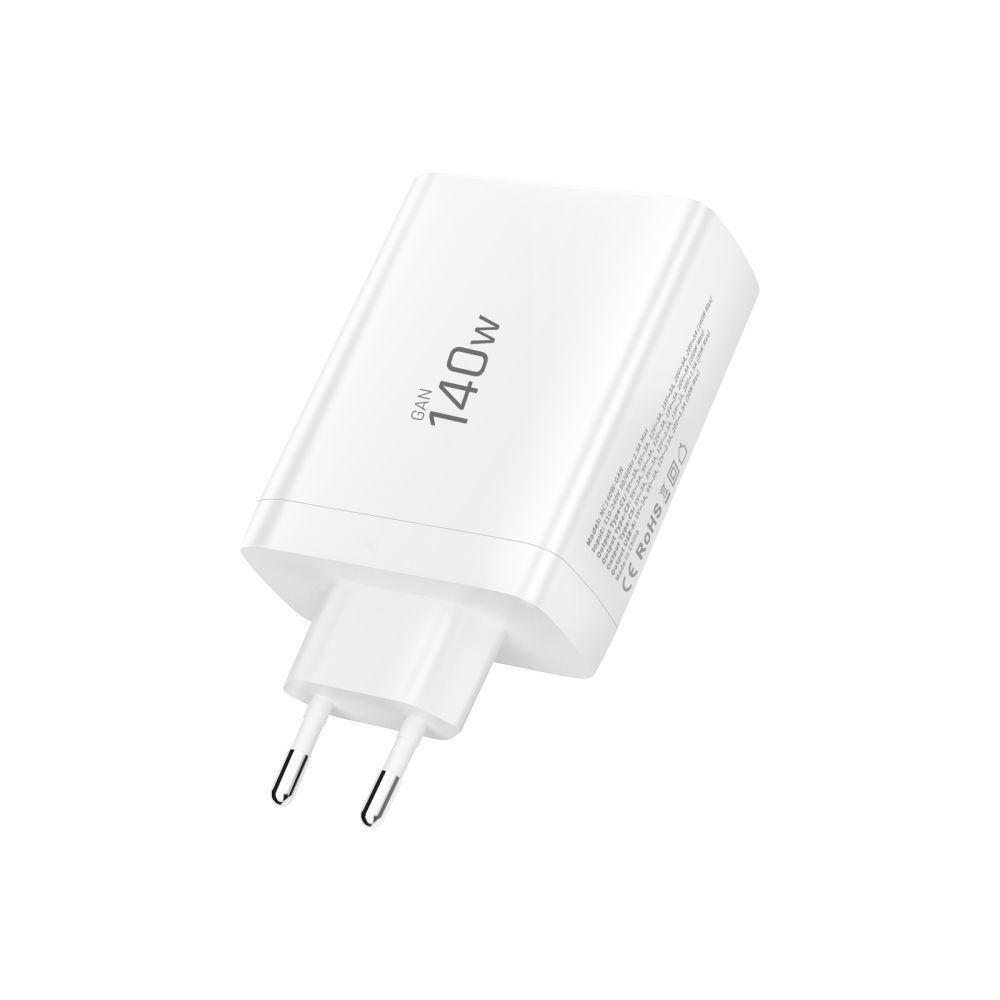 Netwerkoplader Tech-Protect NC140W-GAN, 140W, 5A, 1 x USB-A - 3 x USB-C, Wit