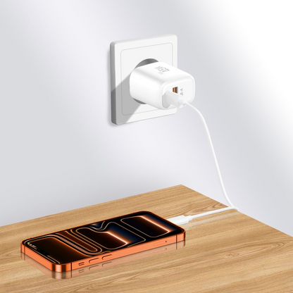 Netzladegerät Tech-Protect NCA45W, 45W, 3A, 1 x USB-A - 1 x USB-C, Weiß