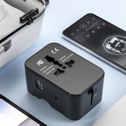 Techsuit HHT202-2C Travel Netwerkoplader, 15W, 3A, 2 x USB-C, Wit