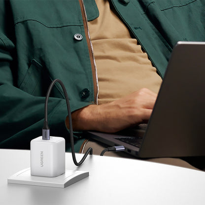 Netlader UGREEN X526 (65154), 45W, 3A, 2 x USB-C, Wit