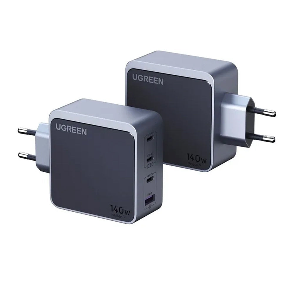 UGREEN X570 Nexode S Netzladegerät, 140W, 5A, 1 x USB-A - 3 x USB-C, Grau