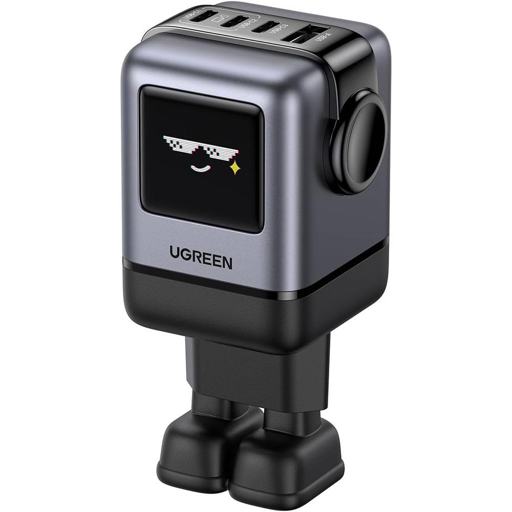 Chargeur Réseau UGREEN X688 Uno, 100W, 5A, 1 x USB-A - 3 x USB-C, Noir
