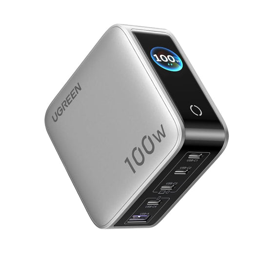 Netlader UGREEN X773 (65620B), 100W, 1 x USB-A - 4 x USB-C, Grijs