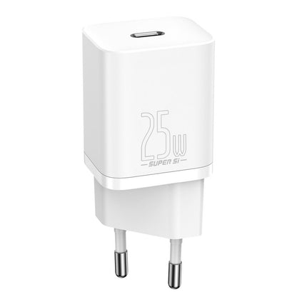 Baseus Super Si Network Charger, 25W, 3A, 1 x USB-C, blanc CCSP020102