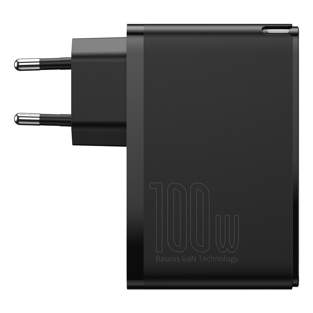 Chargeur réseau Baseus GaN2 Pro, 100W, 5A, 2 x USB-A - 2 x USB-C, Noir CCGAN2P-L01