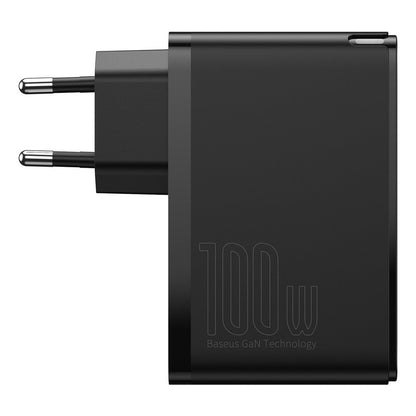 Chargeur réseau Baseus GaN2 Pro, 100W, 5A, 2 x USB-A - 2 x USB-C, Noir CCGAN2P-L01