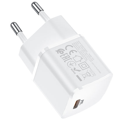 Chargeur réseau HOCO N10, 20W, 3A, 1 x USB-C, blanc