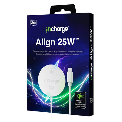 Draadloze Netlader 3MK Align, 25W, Wit