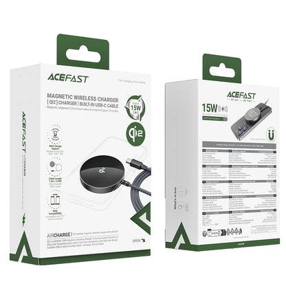 Draadloze Netwerkoplader Acefast E24, 15W, 1.67A, Gri