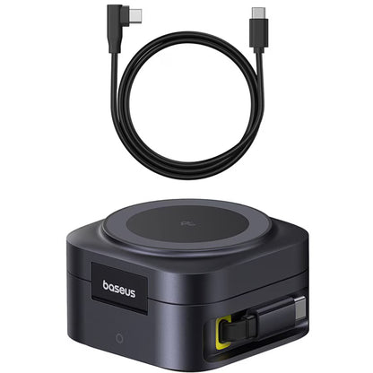 Draadloze Netwerkoplader Baseus PicoGo 2in1, 67W, 3A, 1 x USB-C, Zwart P10276800123-00