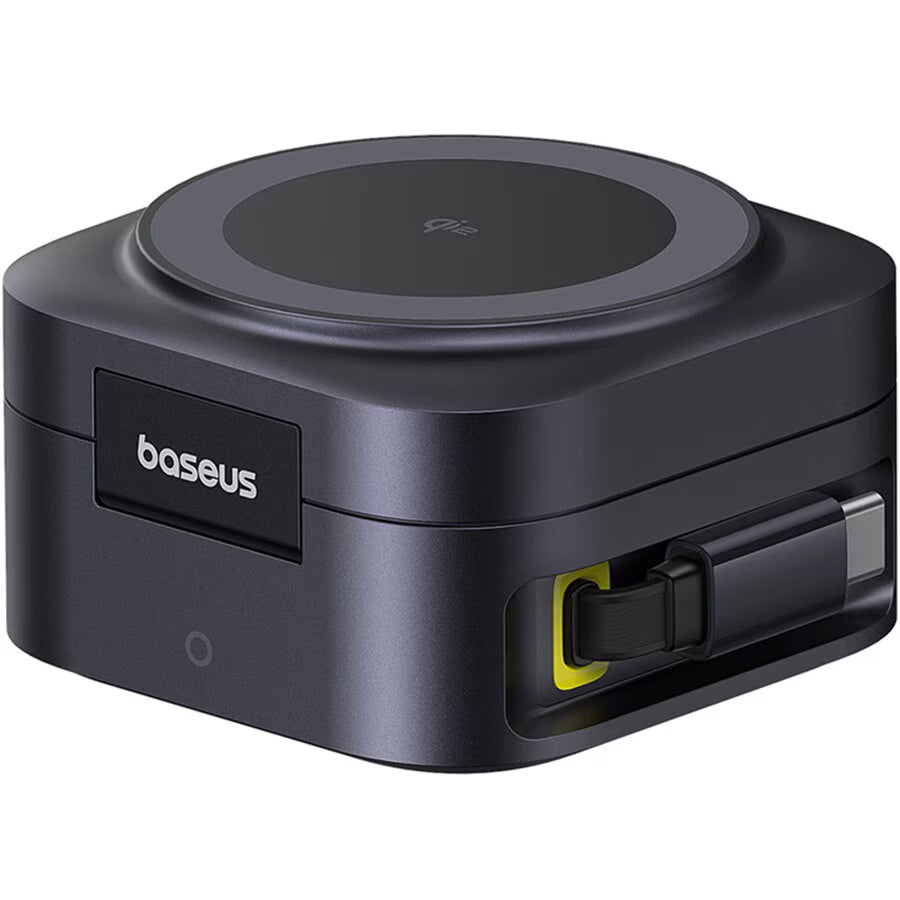Draadloze Netwerkoplader Baseus PicoGo 2in1, 67W, 3A, 1 x USB-C, Zwart P10276800123-00